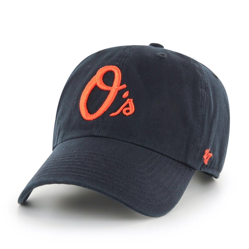 47 '47 Brand MLB Baltimore Orioles Clean Up Cap - Black - Image 1
